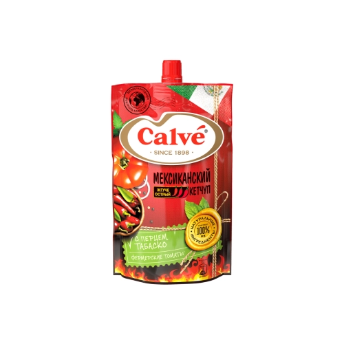 Ketchup "Calve" Mexican Tabasco 350g