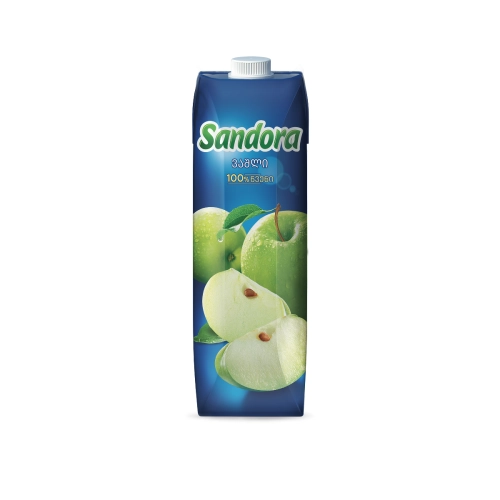 Juice "Sandora" apple 0.97 l (tetrapack)