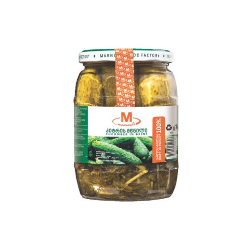 Огурцы маринованные Marneuli, 700 г
