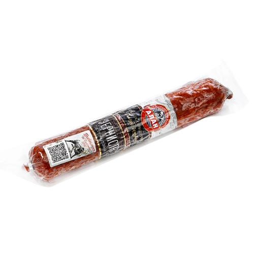 Копченая колбаса "Алан" Зернистая 370г