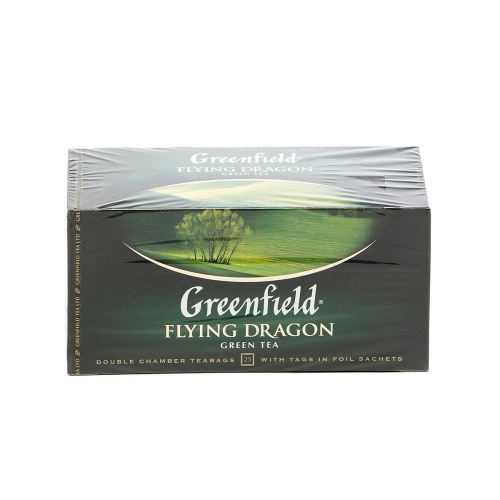 Чай зеленый Greenfield Flying Dragon, 25 пакетиков по 2 г