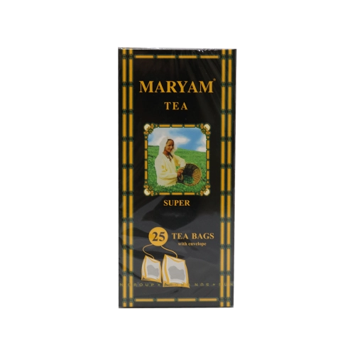 Чай черный «Марьям» Супер, 25 пакетиков по 2 г