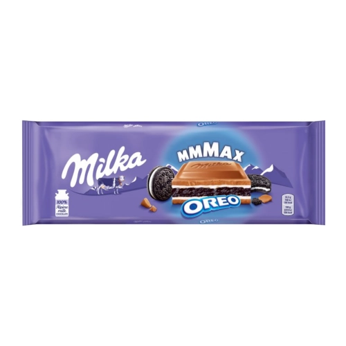 Шоколадная плитка «Milka» с ванилью и печеньем Oreo, 300 г