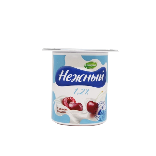 Йогурт «Нежный» с вишневым соком 1,2%, 100 г