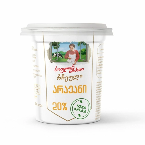 Сметана Рчеули "Соплис Нобати" 20% 350г