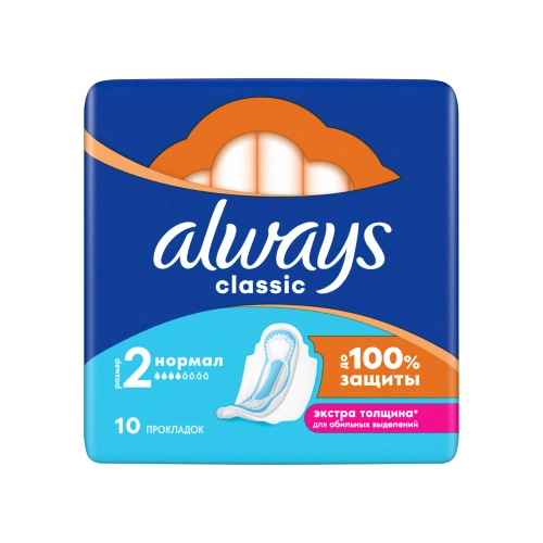 Гигиенические прокладки Always Classic Normal, 10 шт.