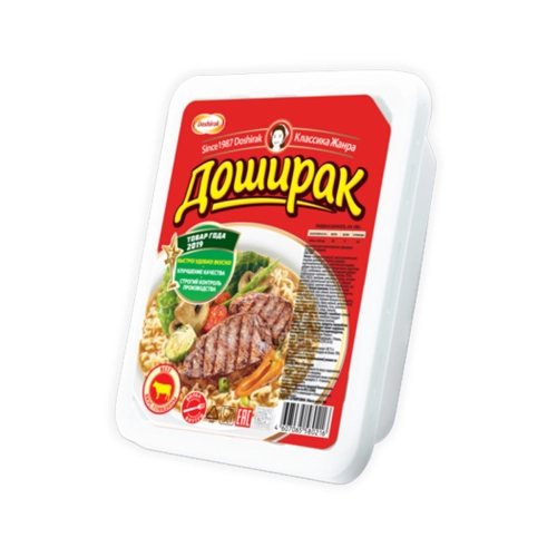 Лапша быстрого приготовления "Доширак" Говядина (тарелка) 90г