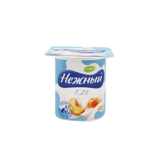 Йогурт "Нежный" с персиковым соком 1,2% 100 г