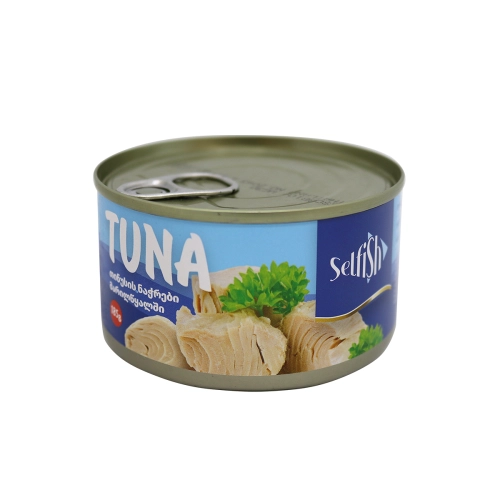 Canned fish "Selfish" tuna in own  juice 185 gr