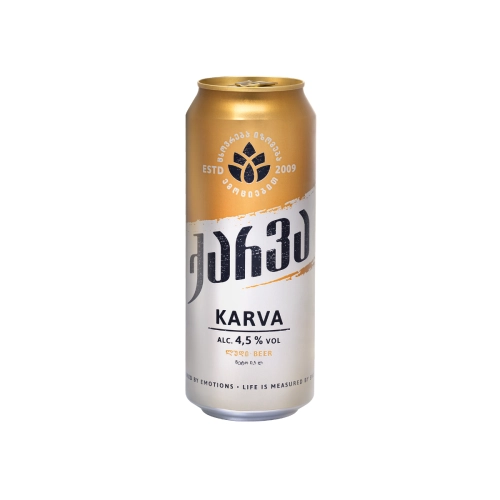 Пиво «QARVA» (жестяная банка) 0,5 л
