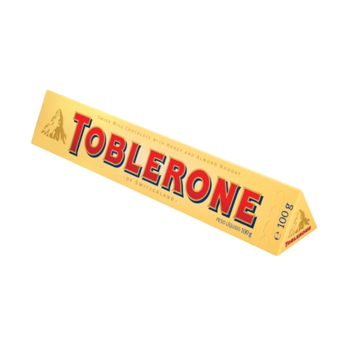 Chocolate bar "Toblerone" milky honey and almond nougat 100g