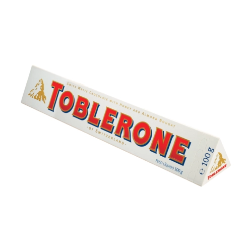 Chocolate bar "Tobleron" white chocolate with honey and almond nougat 100g