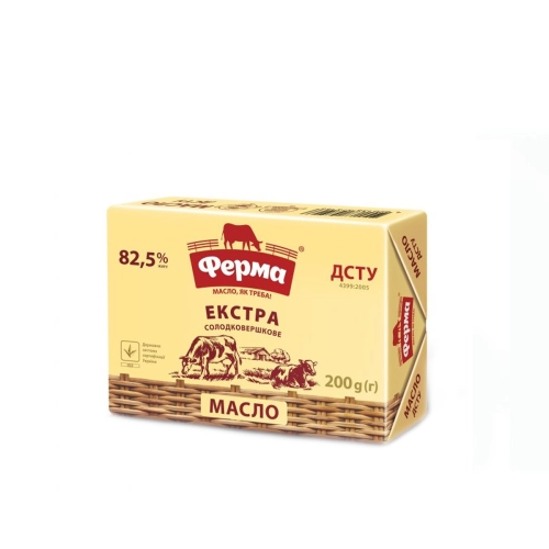 Масло Сливочное "Фарм" 82,5% 200г