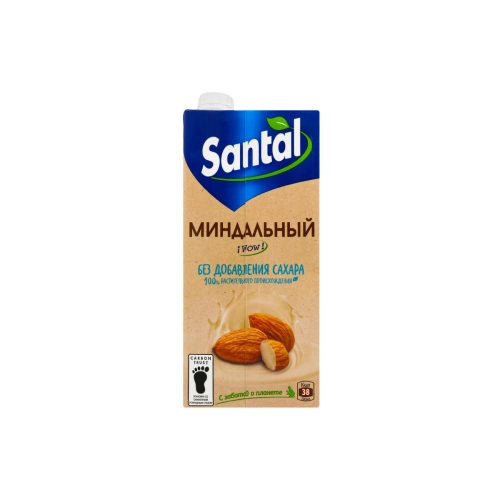 Milk "Santal" ultra-pasteurized almond fasting 1000 ml
