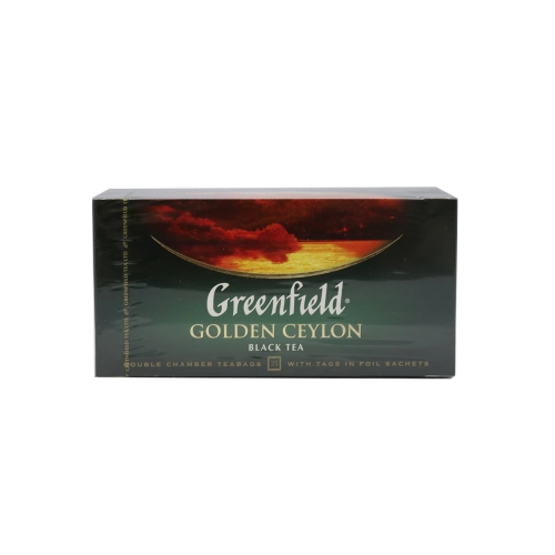 Чай Xерный "Гринфилд" Золотой Цейлон 2г * 25шт
