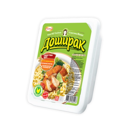 Лапша быстрого приготовления "Доширак" с курицей (тарелка) 90г
