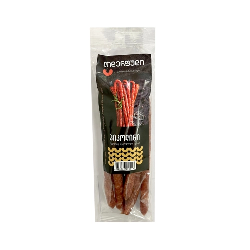 Сырокопченая колбаса Leader Food Piccolino, 100г