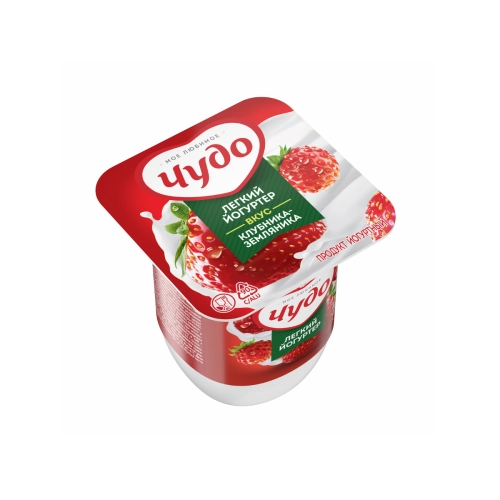 Йогурт "Чудо" земляника 2,5% 115г