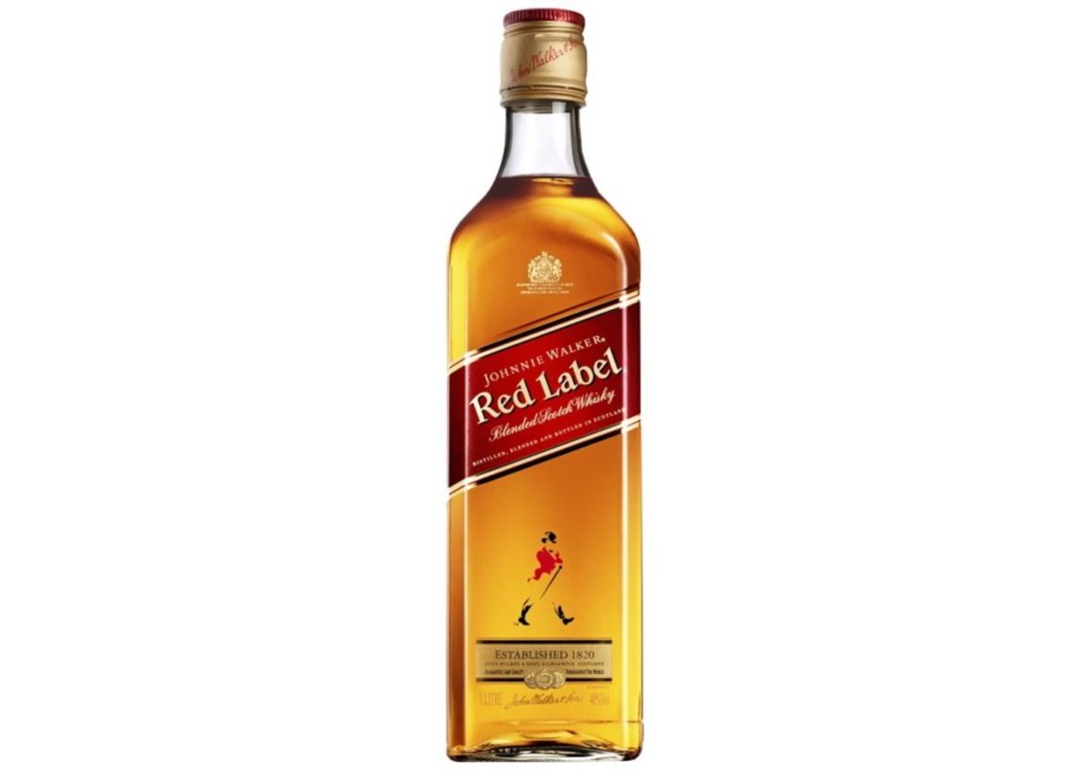 Шотландский виски Johnnie Walker Red Label, 1 л