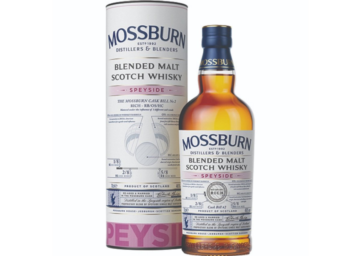Шотландский виски Mossburn Cask 2 Speyside Blended Malt - 0,7 л