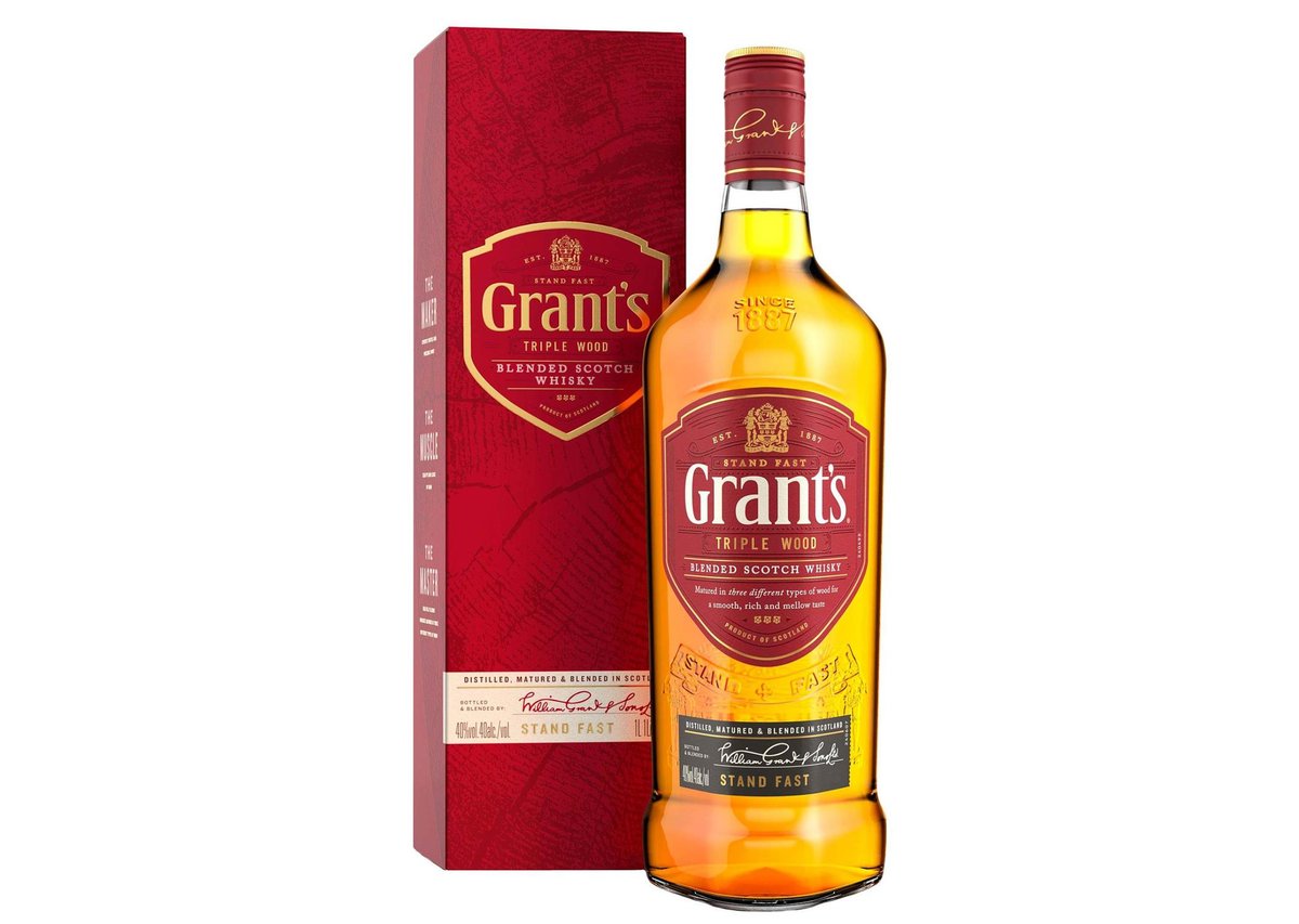Шотландский виски Grant's Triple Wood, 1 л