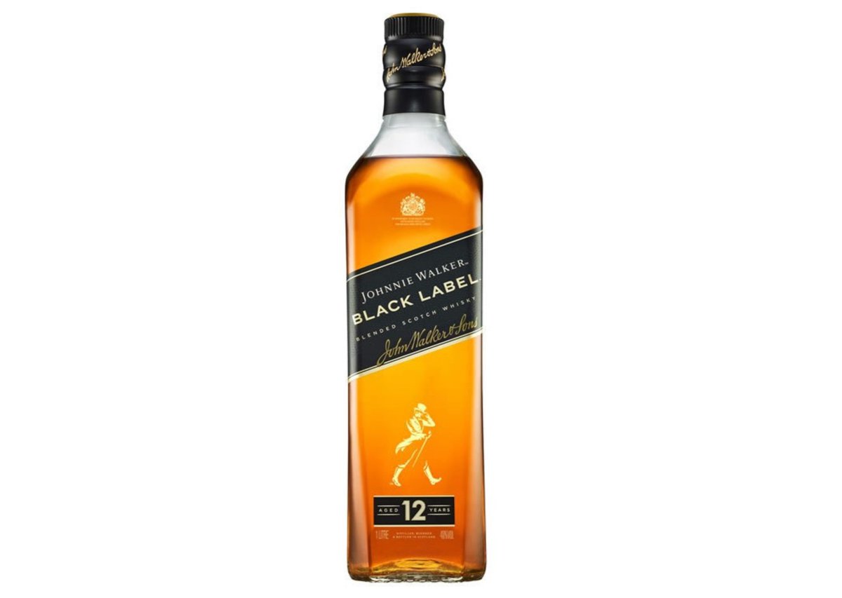 Шотландский виски Johnnie Walker Black Label, 1 л