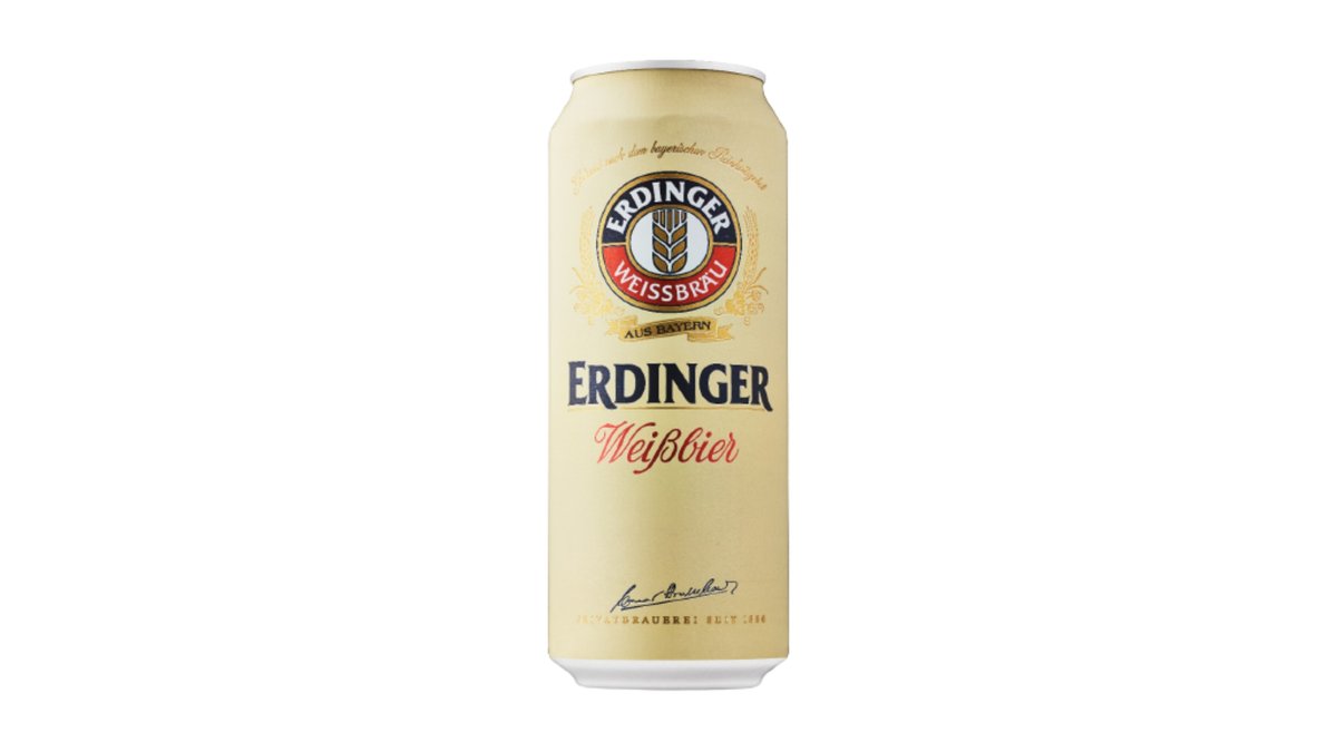 Пиво Erdinger, 0.5 л, банка