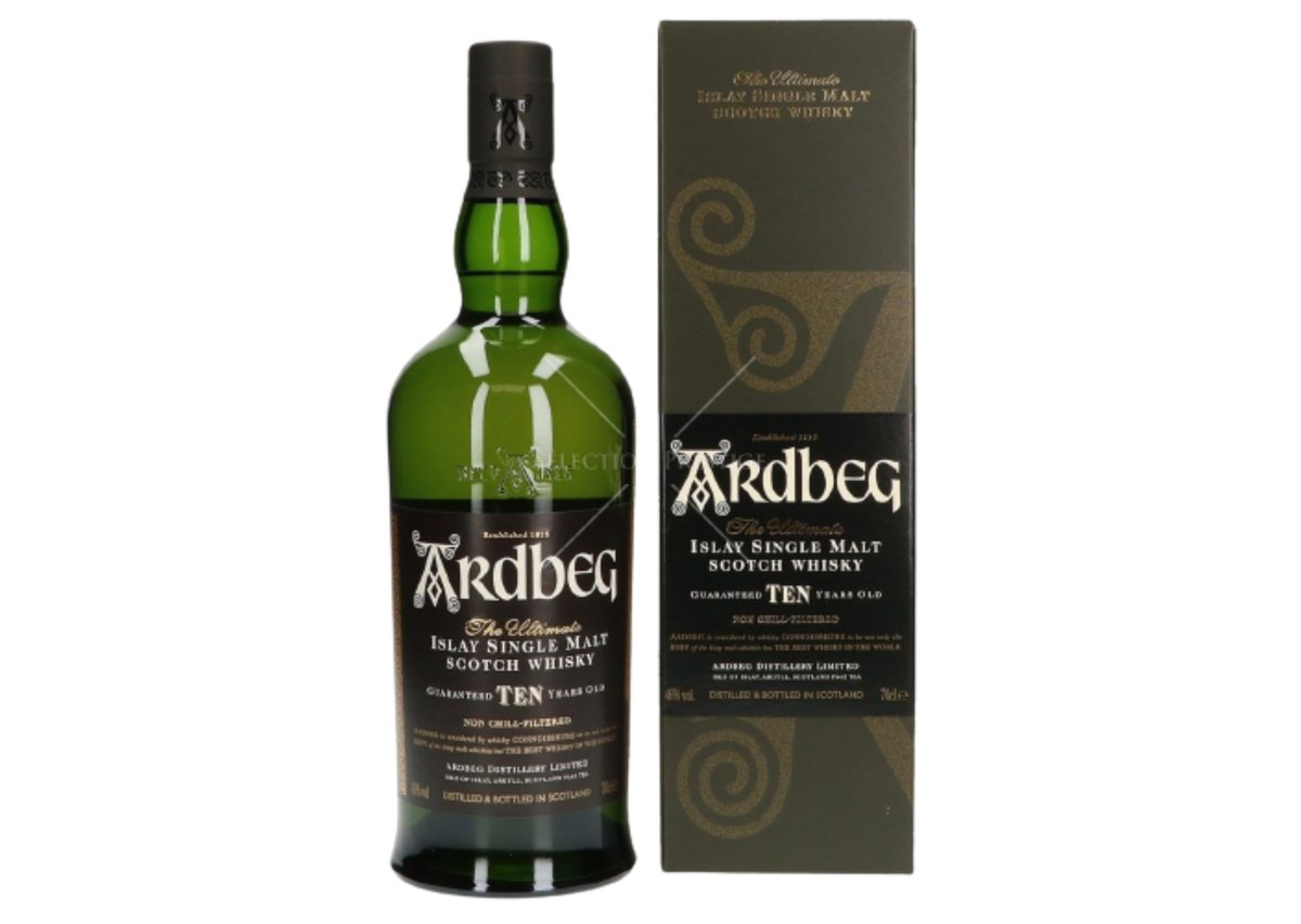 Шотландский виски Ardbeg, 10 лет выдержки - 0,7 л