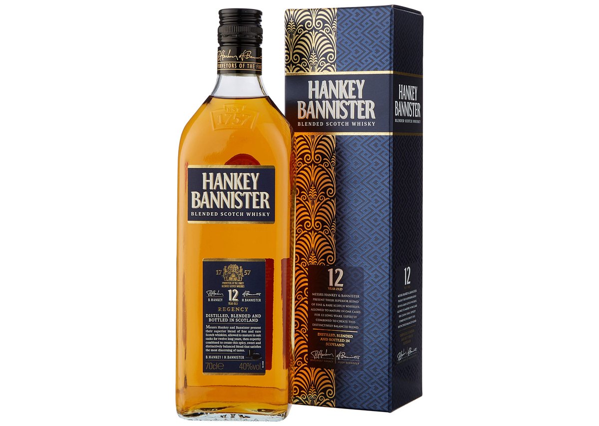 Шотландский виски Hankey Bannister 12-летней выдержки - 0,7 л