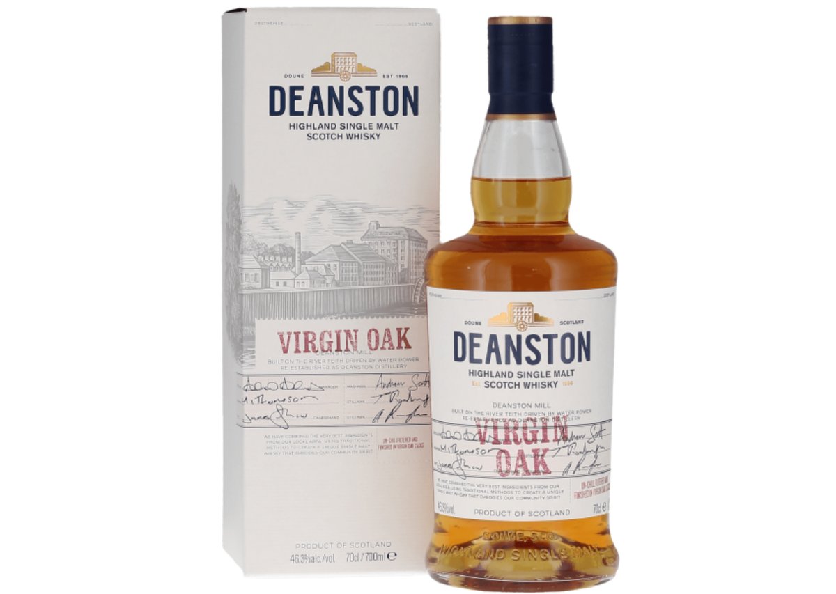 Односолодовый шотландский виски Deanston Virgin Oak, 0,7 л