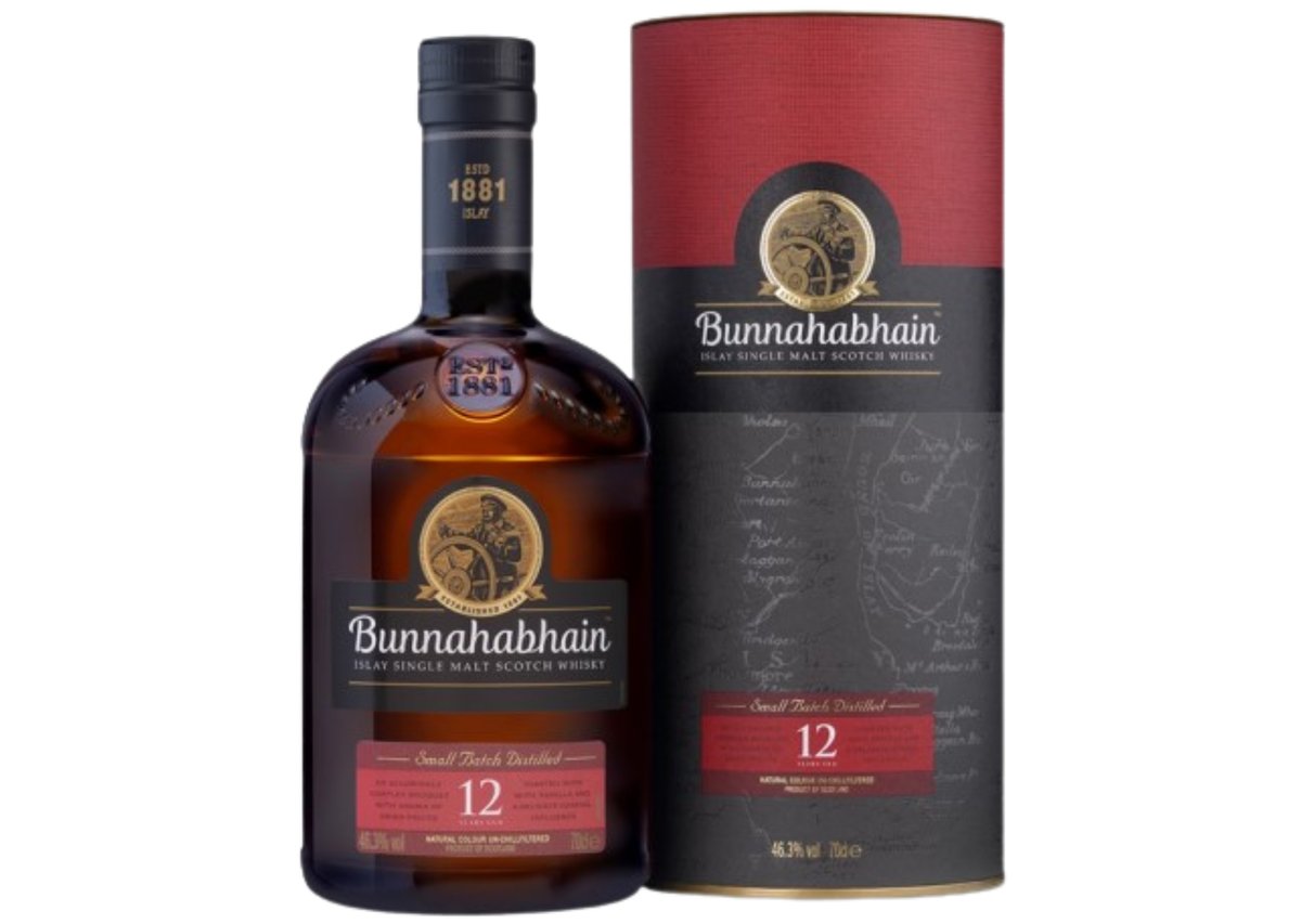 Односолодовый шотландский виски Bunnahabhain, 12 лет выдержки, 0.7 л