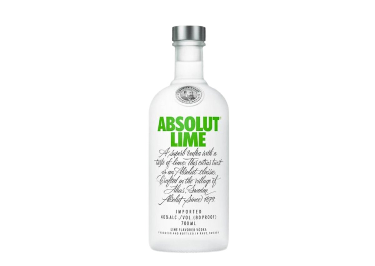 Водка Absolut со вкусом лайма, 0.7 л