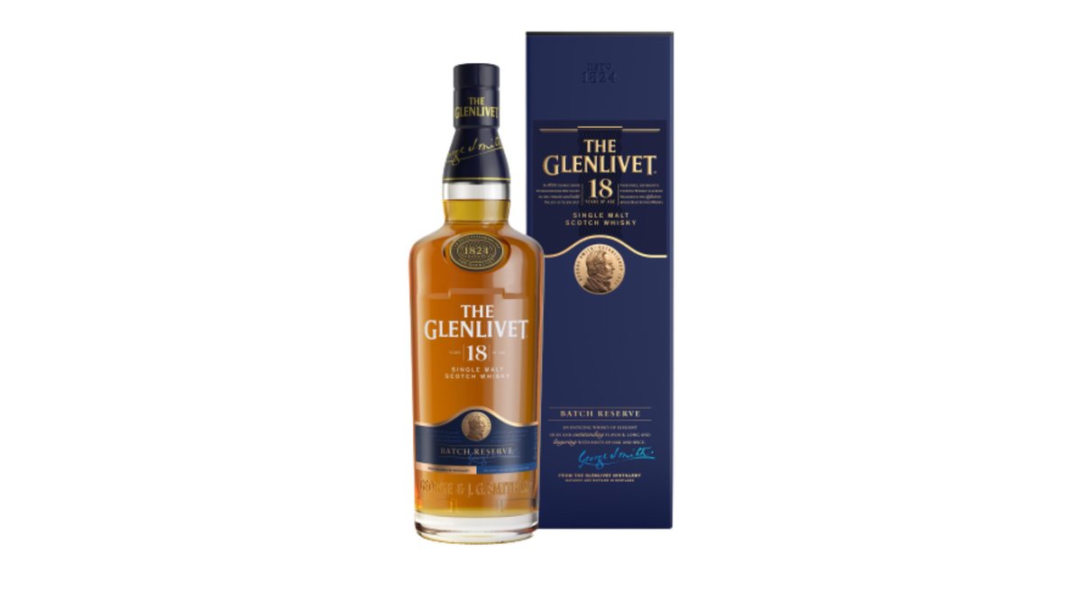 Односолодовый шотландский виски Glenlivet, 18 лет выдержки - 0,7 л