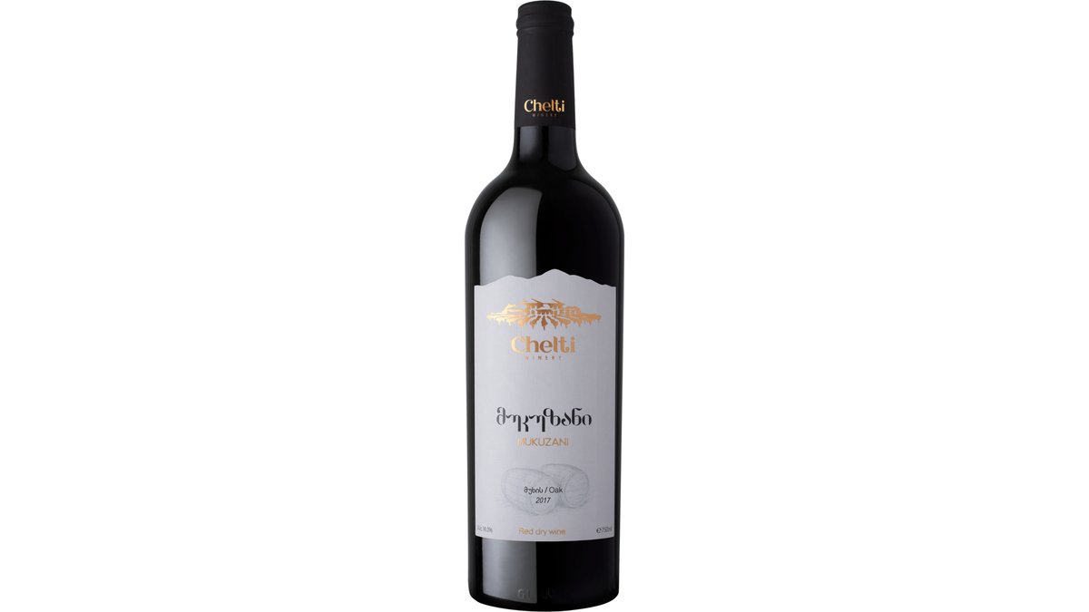 Вино Челти Мукузани, в сувенирном кувшине/бочонке
