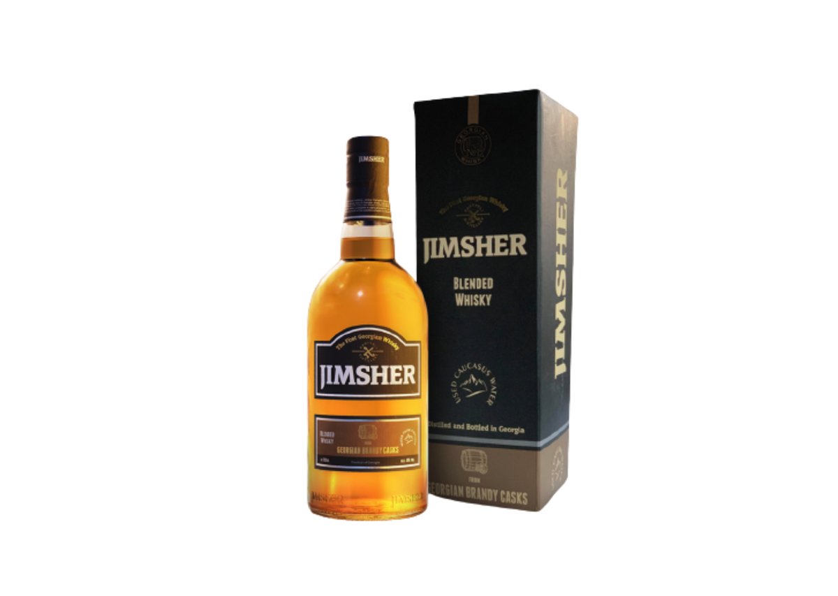 Грузинский виски Jimsher Brandy Cask Finish (выдержанный в бочках из-под бренди), 0,7 л