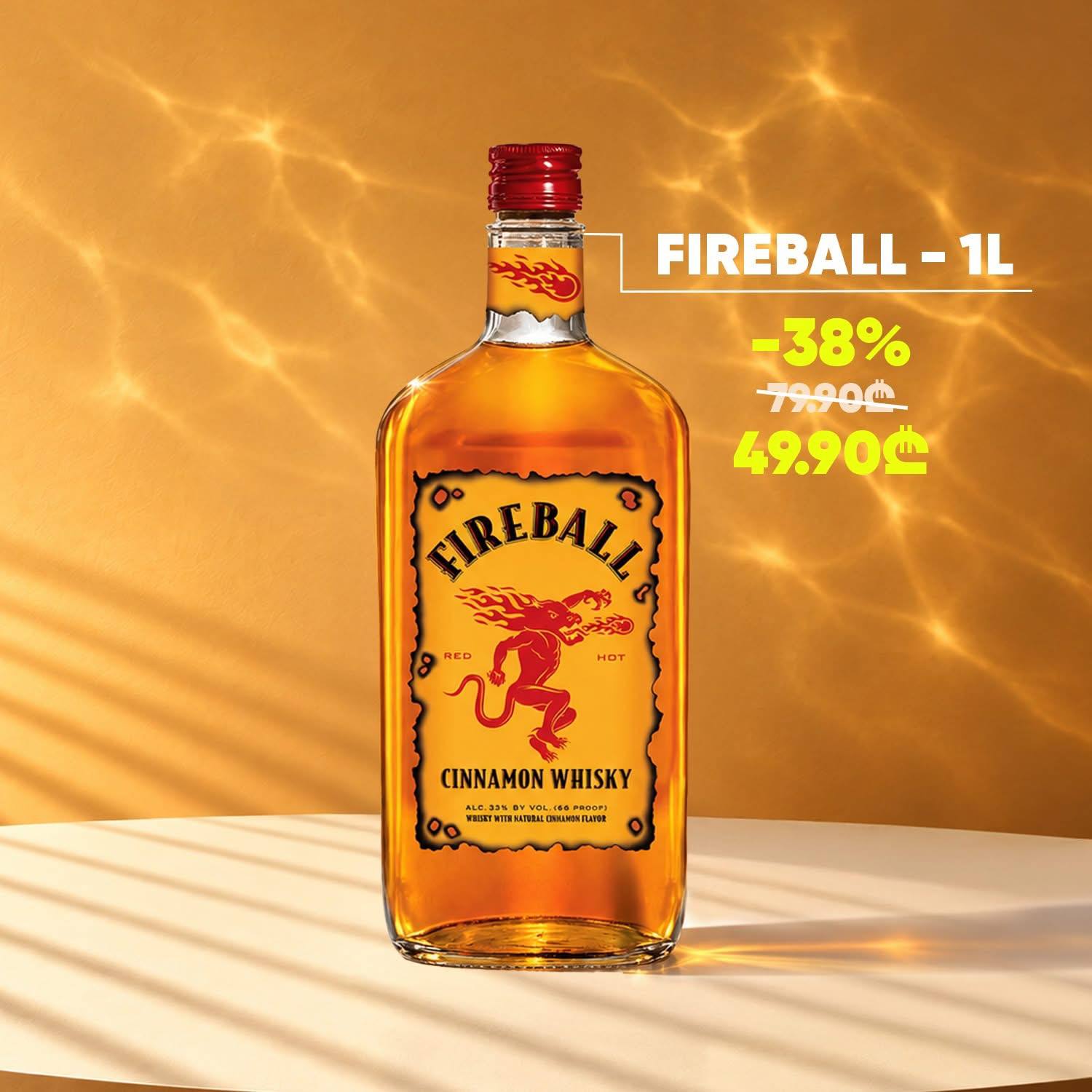 Виски Fireball с корицей 1 л