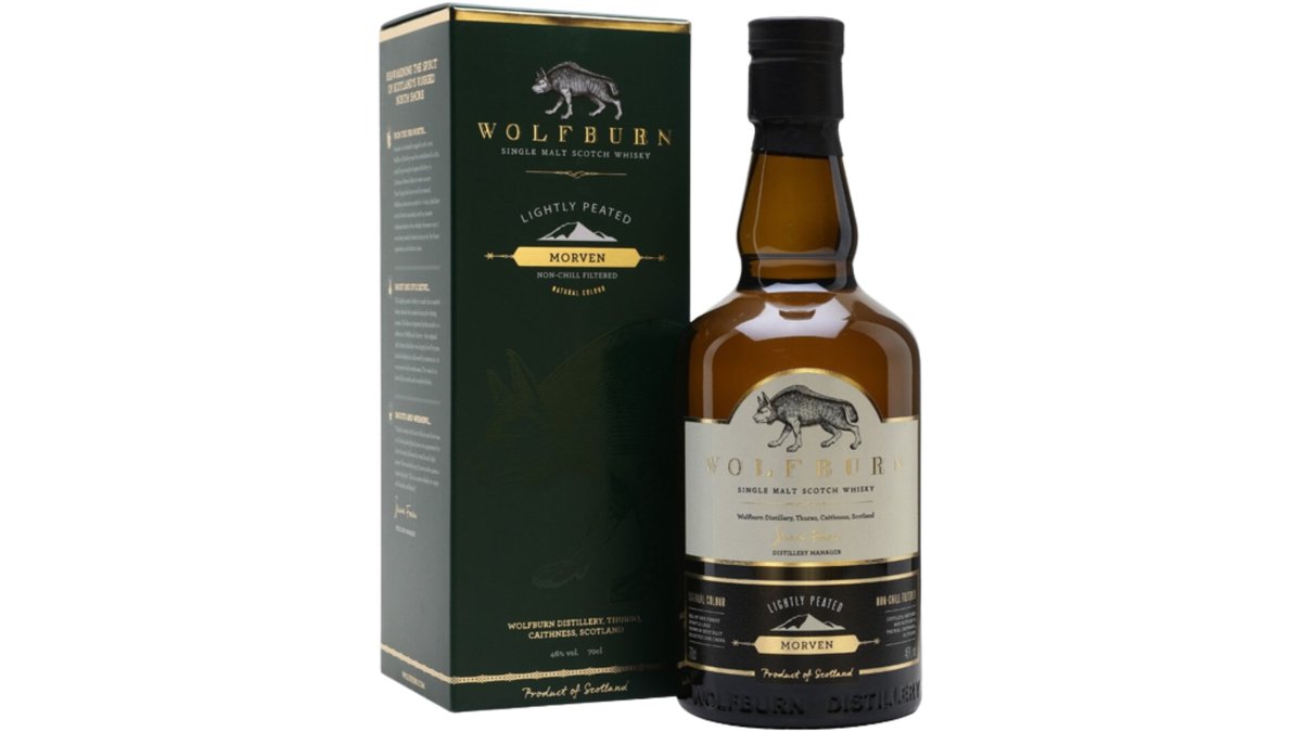 Односолодовый шотландский виски Wolfburn Morven, 0,7 л