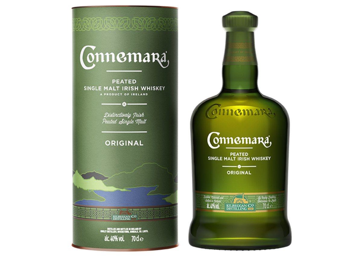 Односолодовый ирландский торфяной виски Connemara Peated - 0,7 л