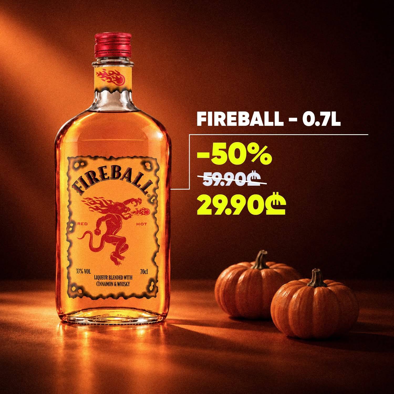 Ликер Fireball Cinnamon Whisky 0.7 л