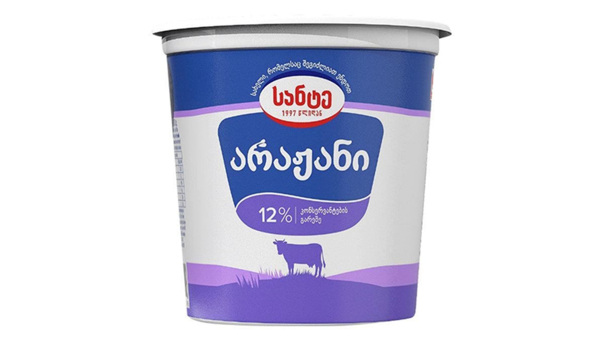Сметана «Санте» 12% 800 г.