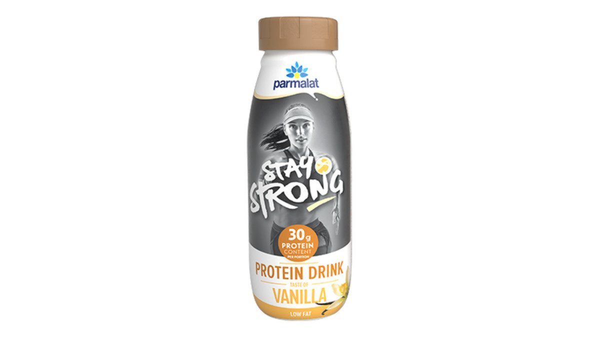 Протеиновый напиток Parmalat Stay Strong со вкусом ванили, 500 г