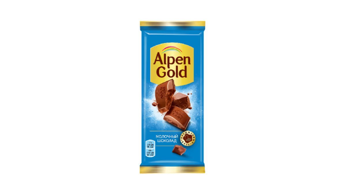 Alpen Gold - Плитка молочного шоколада 80 г