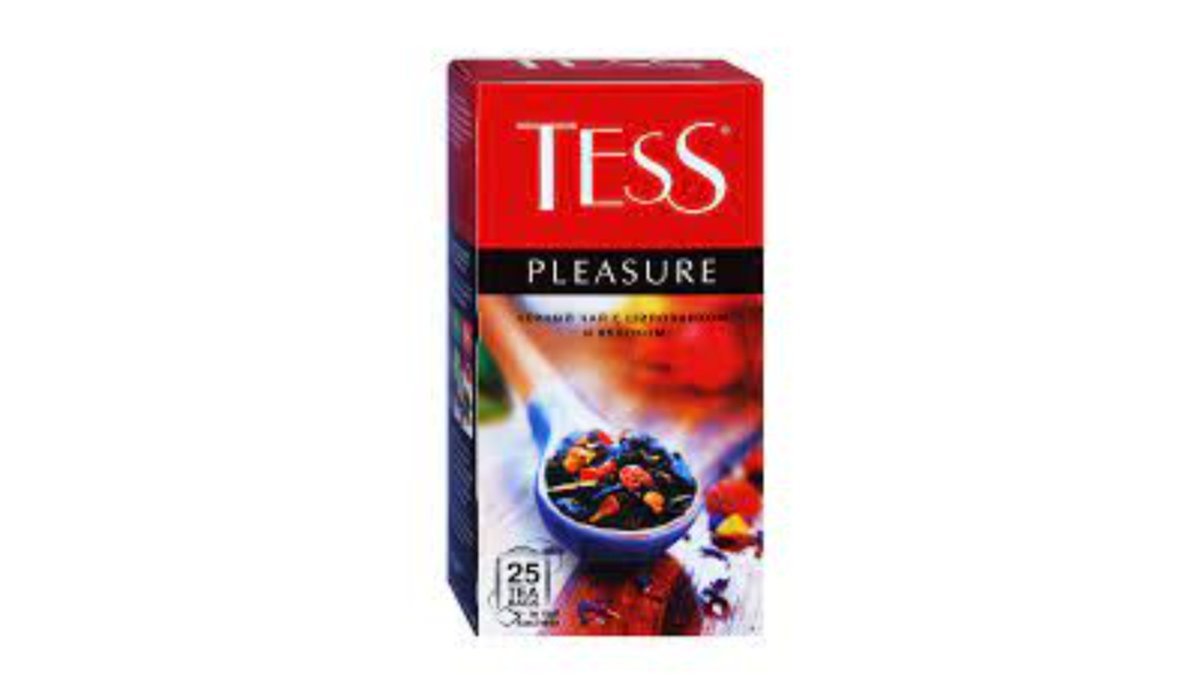 Чай черный TESS Fleur, 25 пакетиков по 1.5 г