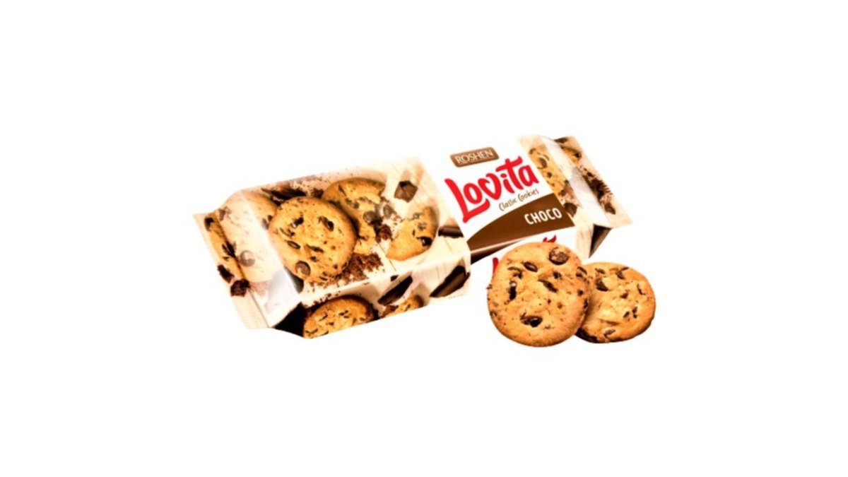 Lovita Classic COOKIES - пудровый торт с кусочками сардины 150г