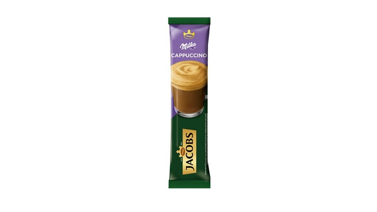 Jacobs - кофе растворимый порционный Milka Капучино, 18 г