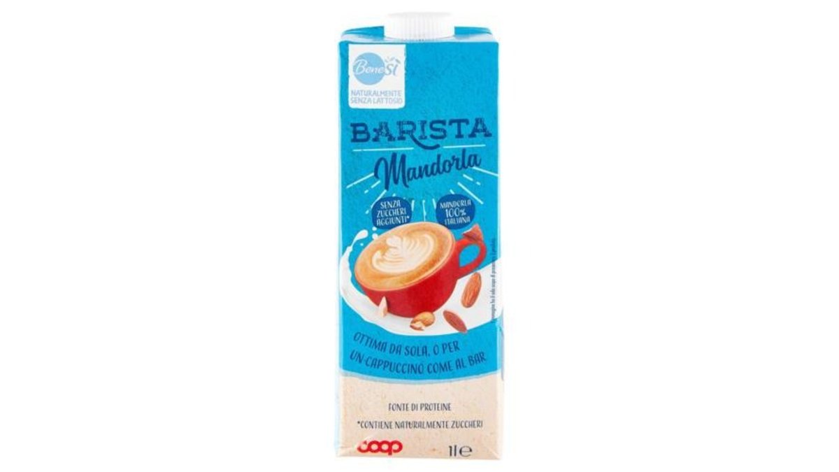 Миндальный напиток COOP Barista (без сахара), 1 л