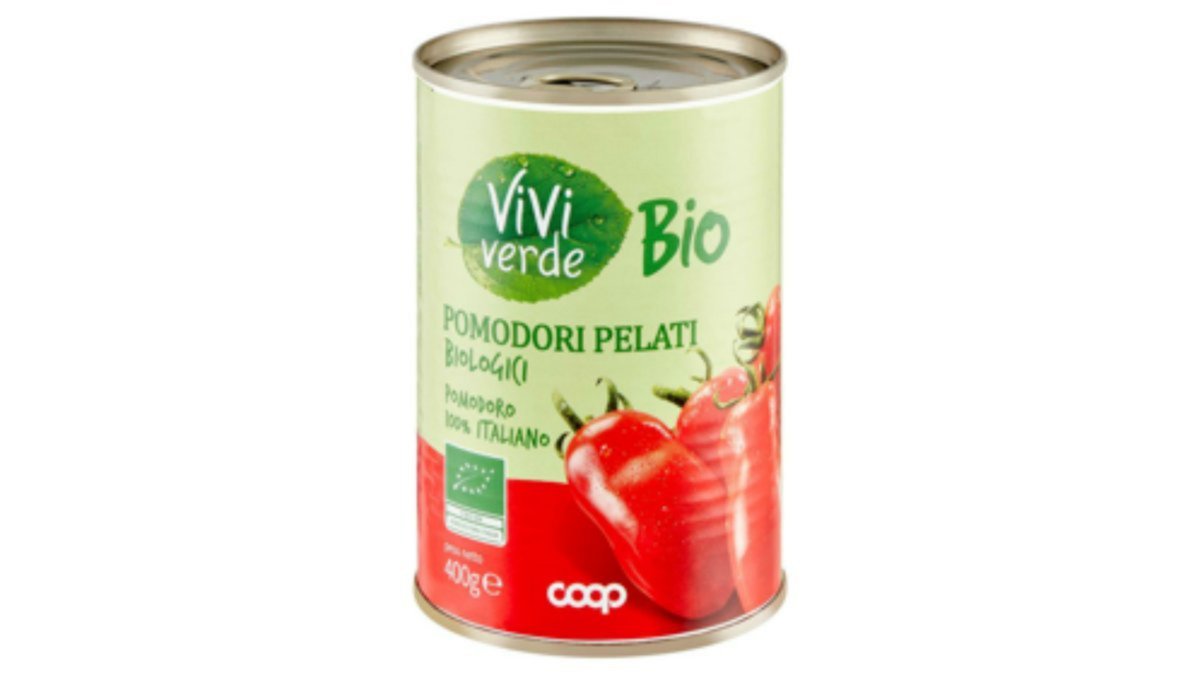 Консервированные органические томаты COOP vivi verde, 12 шт. по 400 г