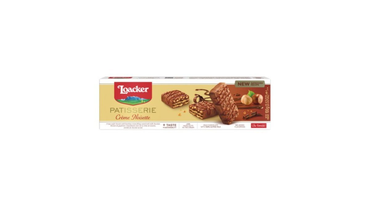 Loacker - Вафельная конфета с ореховым кремом, 100г