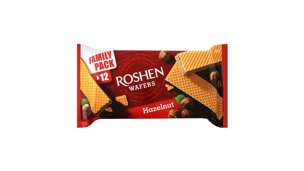 Roshen - вафли с орехами, 216г