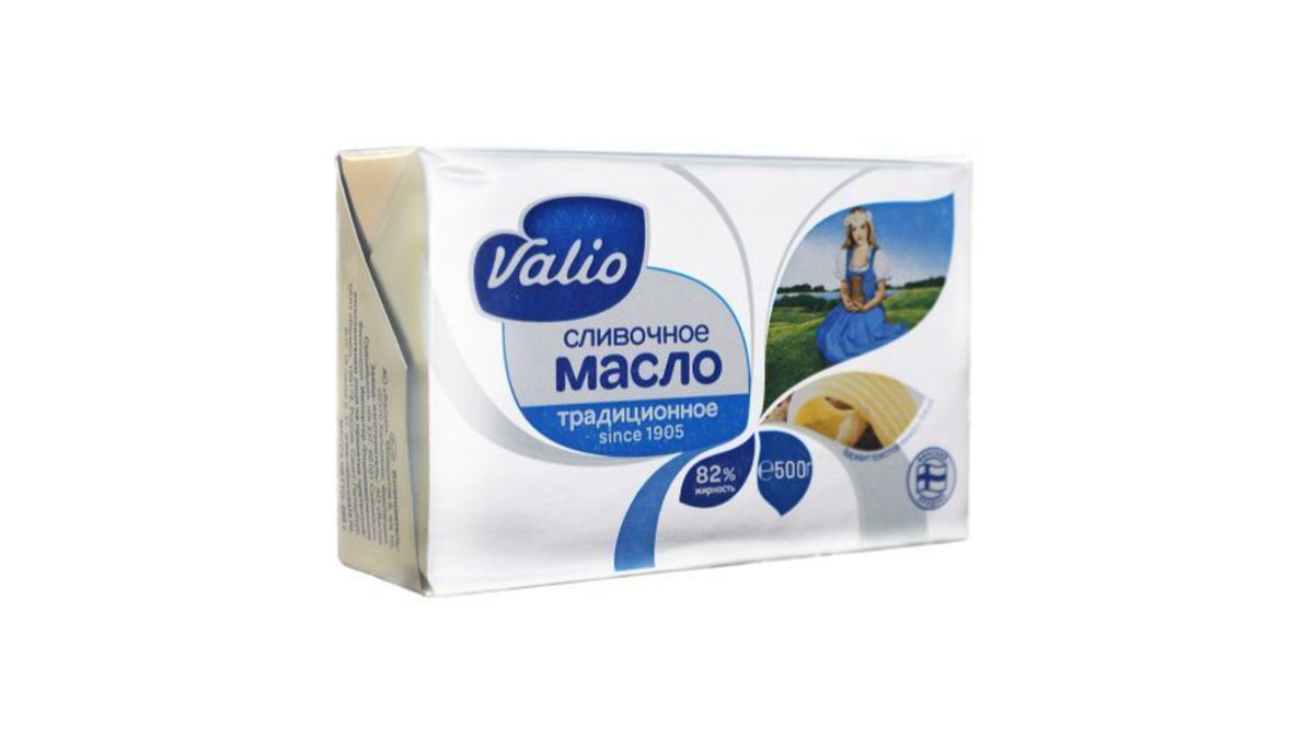 Сливочное масло Valio 82%, 500 г
